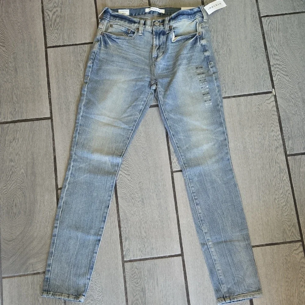 PacSun Stacked‎ Skinny Jeans – Dark Indigo Wash Size 28x30 NWT m301